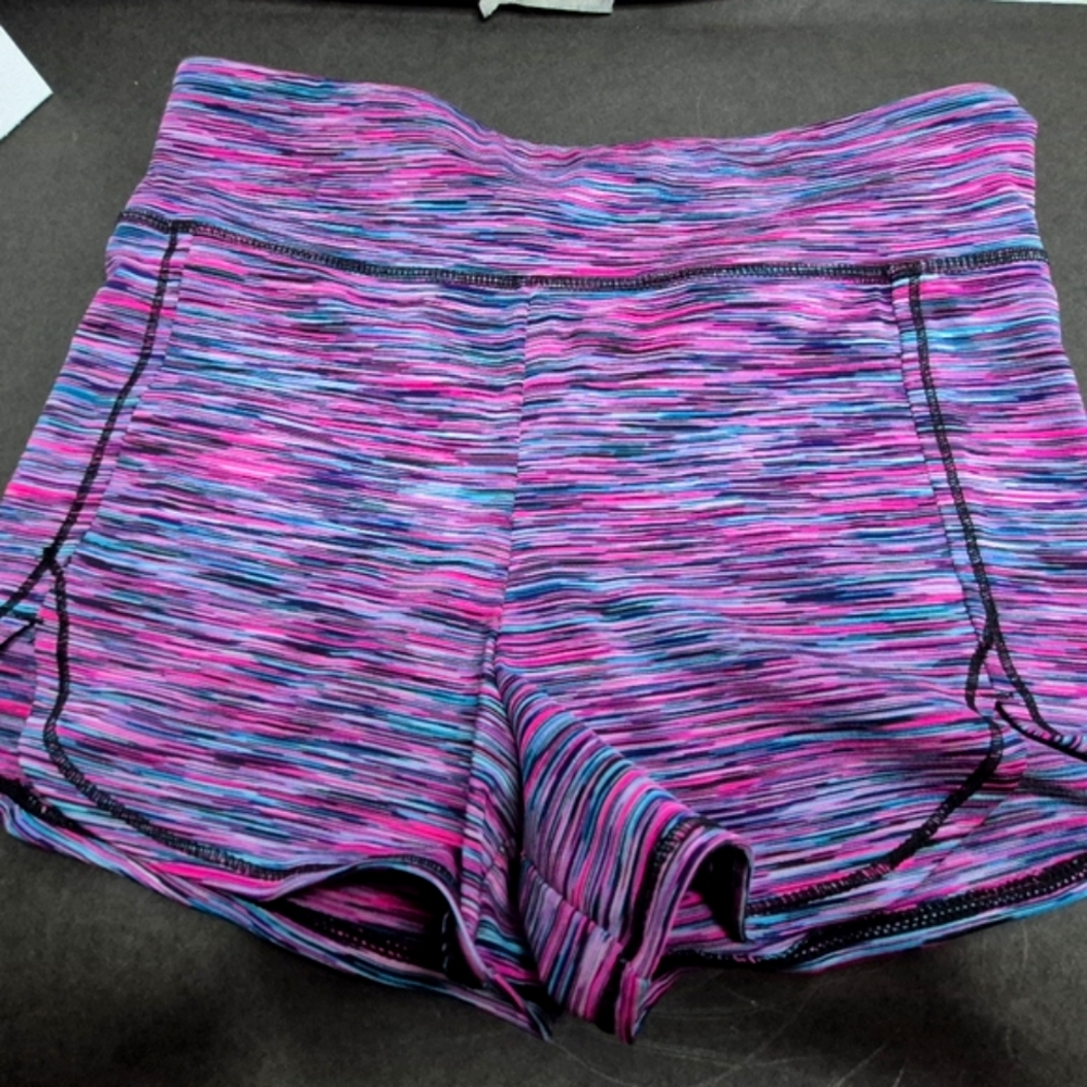 Aeropostale Women's Pink and Blue Athletic Shorts